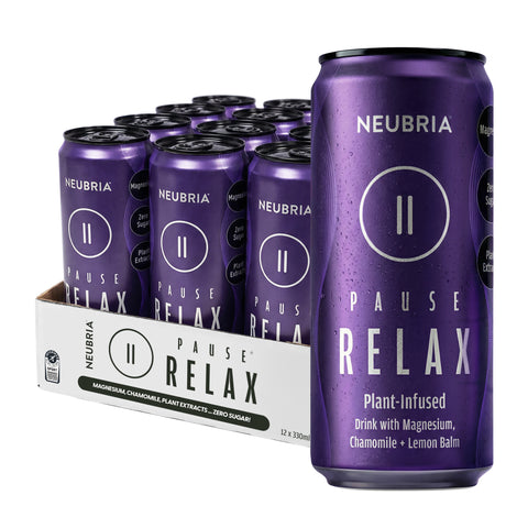 Pause – Relax Drink (12 x 330ml) Raspberry Ice Flavour