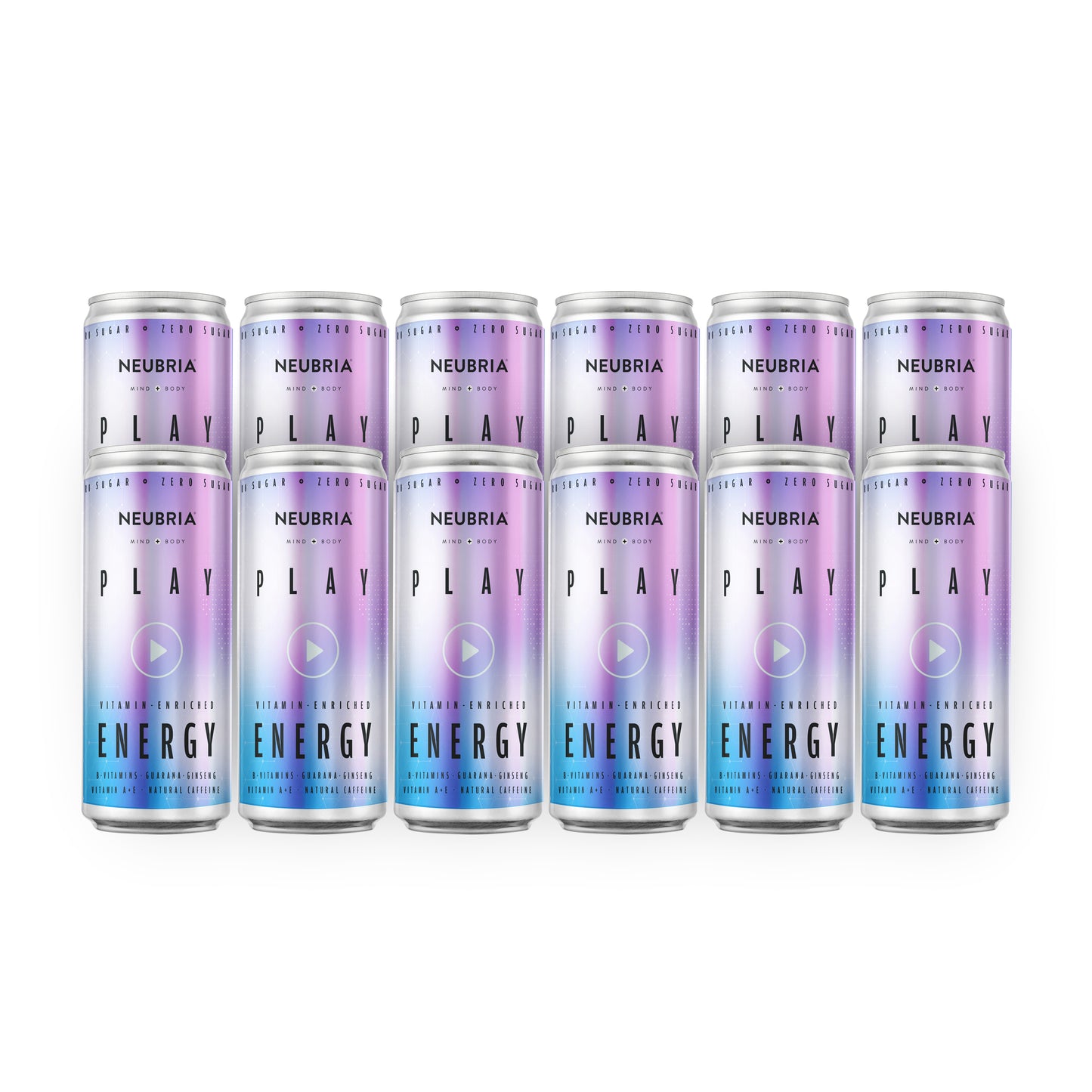 Play – Tropical Energy Drink (12 x 330ml)