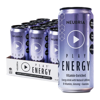 Play – Energy Drink (12 x 330ml) Tropical Punch Flavour